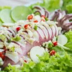 ร้านทะเลลานโพธิ์ซีฟู้ด "พัทยา" ปลาหมึก