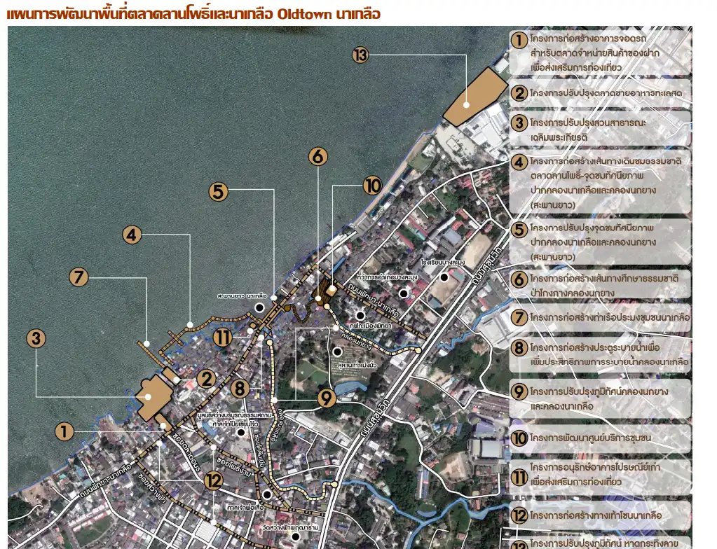 Old Town นาเกลือ ปลุกพลิกวิถีประมงสู่แลนด์มาร์ก EEC 2 แผนผังโครงการ Old Town นาเกลือ