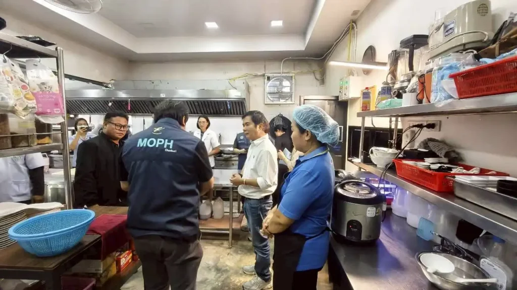 ร้านครัวทะเลลานโพธิ์ ซีฟู้ด พัทยา ผ่านมาตรฐาน SAN ความสะอาดสาธารณสุข