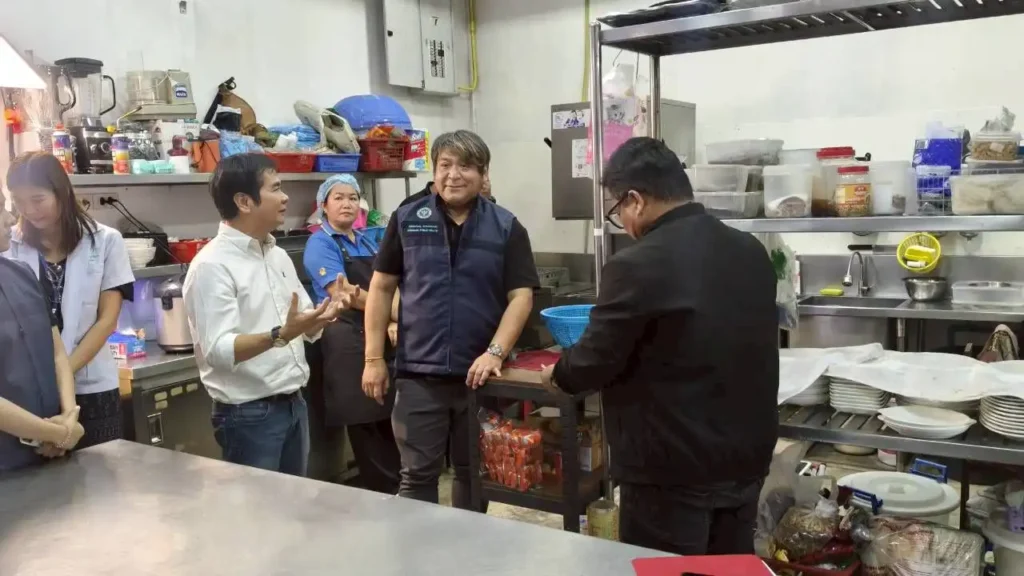 ร้านครัวทะเลลานโพธิ์ ซีฟู้ด พัทยา ผ่านมาตรฐาน SAN ความสะอาดสาธารณสุข