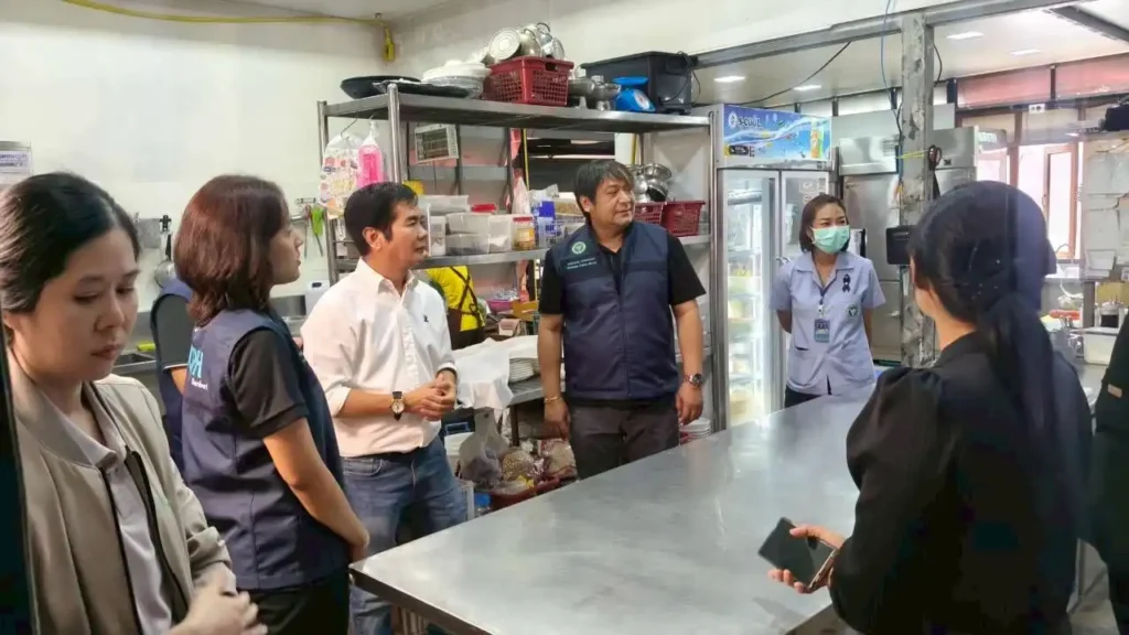 ร้านครัวทะเลลานโพธิ์ ซีฟู้ด พัทยา ผ่านมาตรฐาน SAN ความสะอาดสาธารณสุข