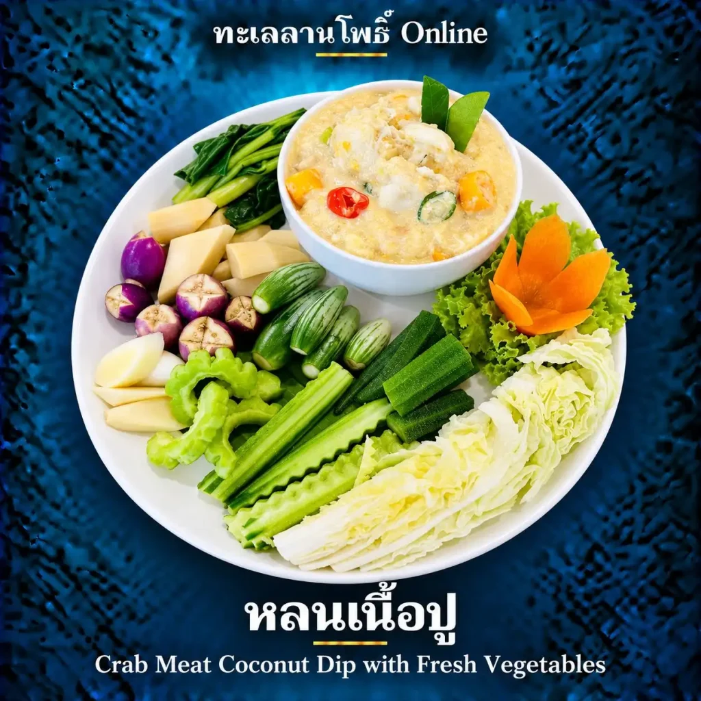 พัทยาเตรียมจัด “เดินกินถิ่นนาเกลือ” ครั้งที่ 18 เริ่ม 26 ธ.ค. 2569 2 crab meat coconut dip with fresh vegetables