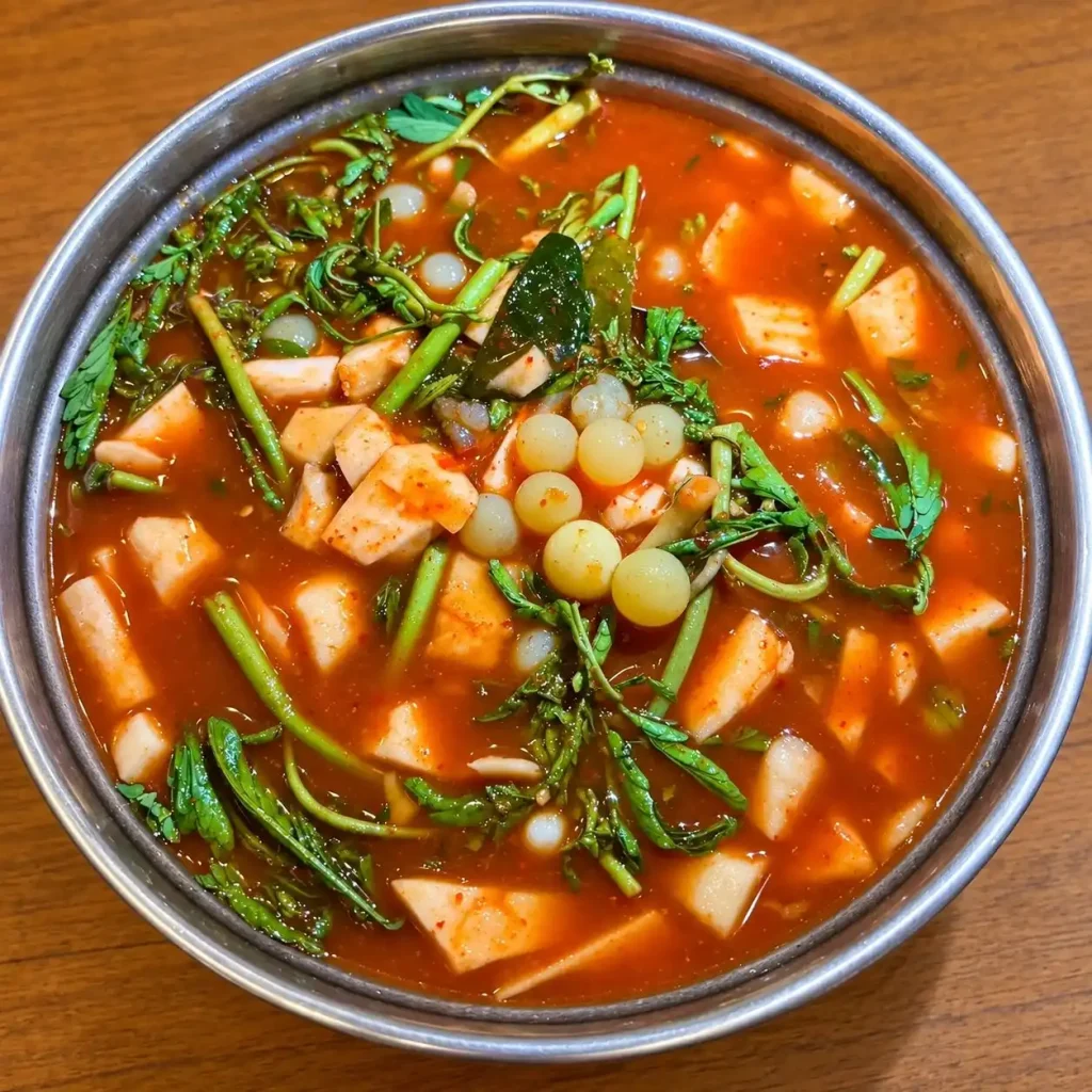 red curry with mixed seafood