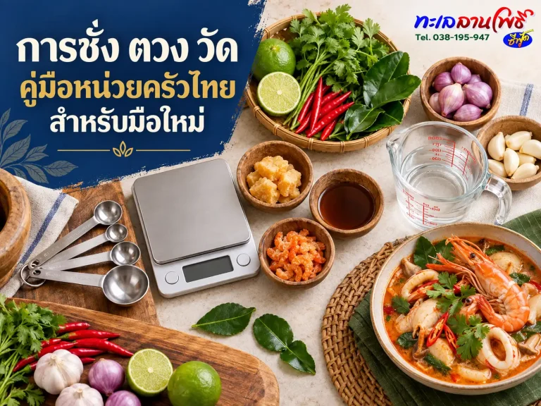 การชั่ง ตวง วัด: คู่มือหน่วยครัวไทยสำหรับมือใหม่ 3 การชั่ง ตวง วัด: คู่มือหน่วยครัวไทยสำหรับมือใหม่